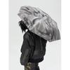 Trendy Bamboo Shadow Umbrella Female Good-looking Rain Dual-Use Vinyl Parasol Automatic Boys Niche Style Sun Umbrella Ins