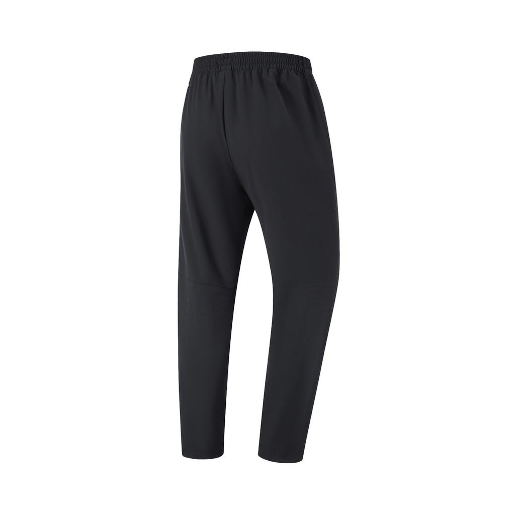 Li Ning Fitness Series Casual Versatile Simple Sports Long Pants Men bottoms Black AYKU497-4