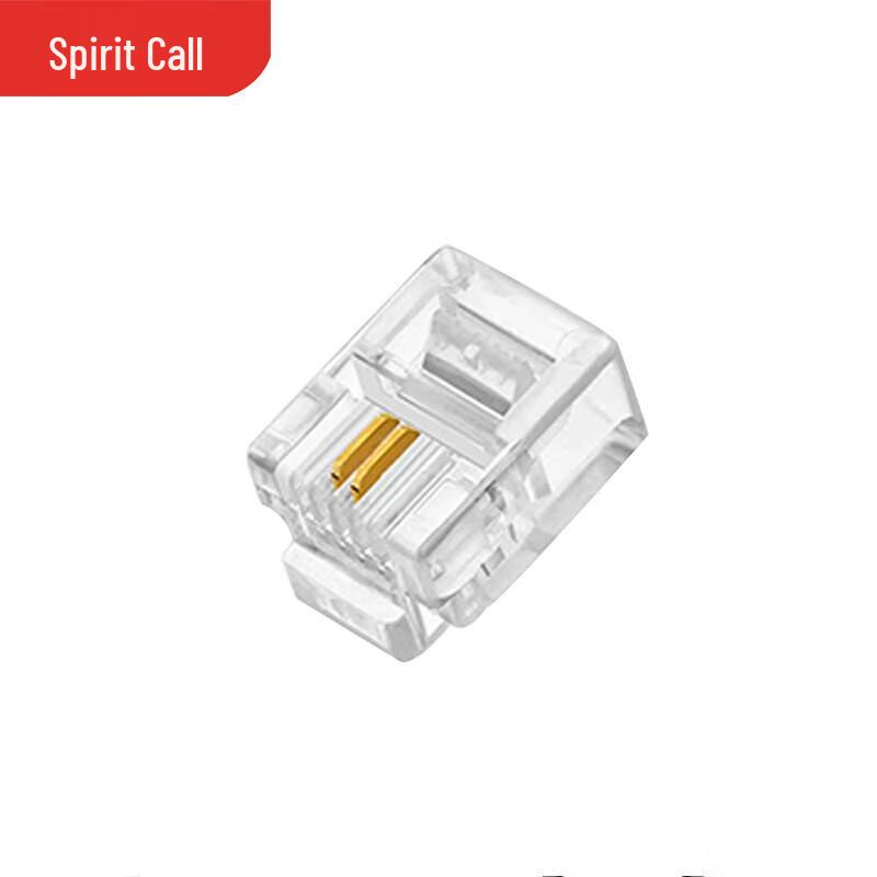 

MingLing ML-6P2C-100 RJ11 2-Core Telephone Connector
