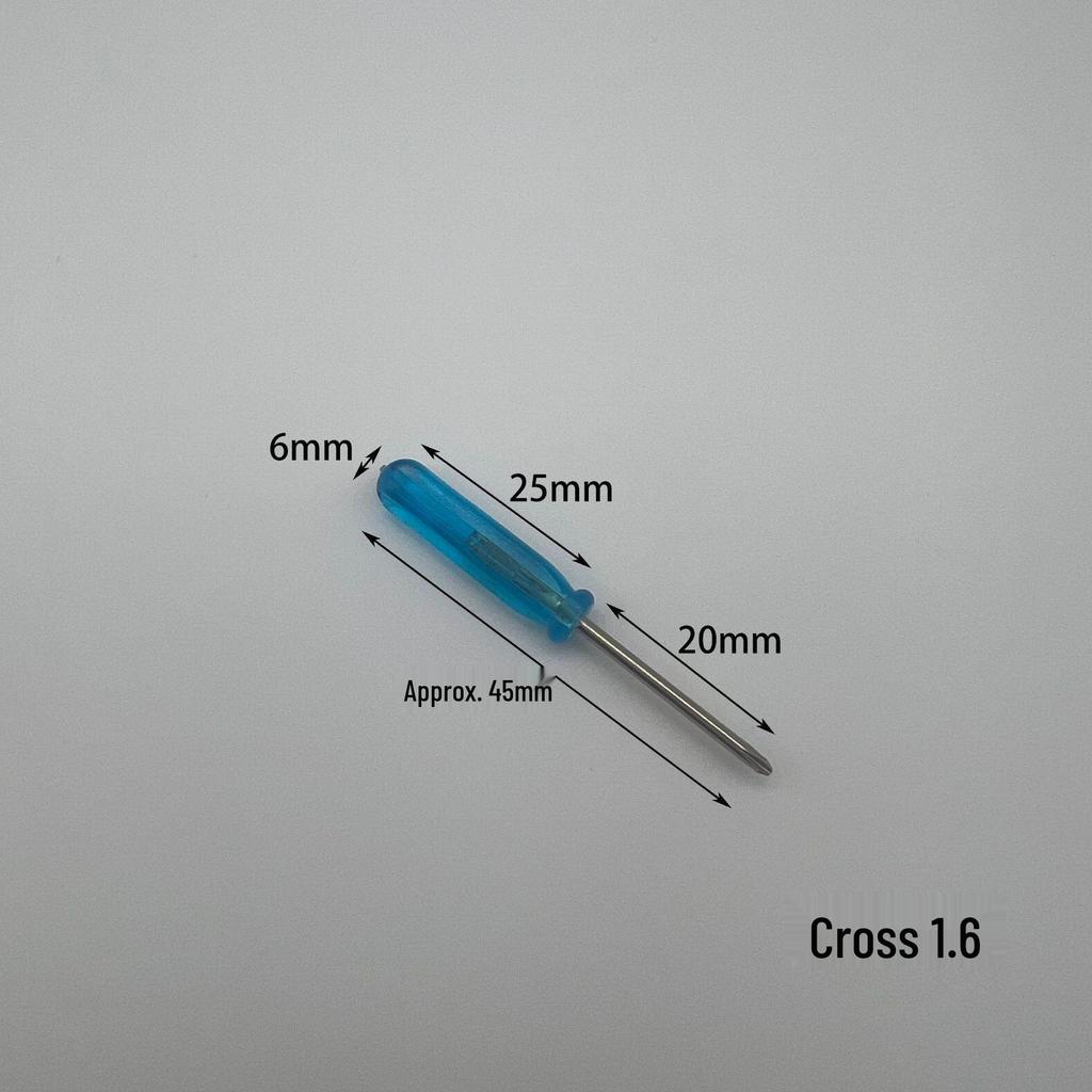 Screwdriver Set: Phillips & Flathead (1.5, 2.0, 3.0) with Toy Gift for Small Repairs