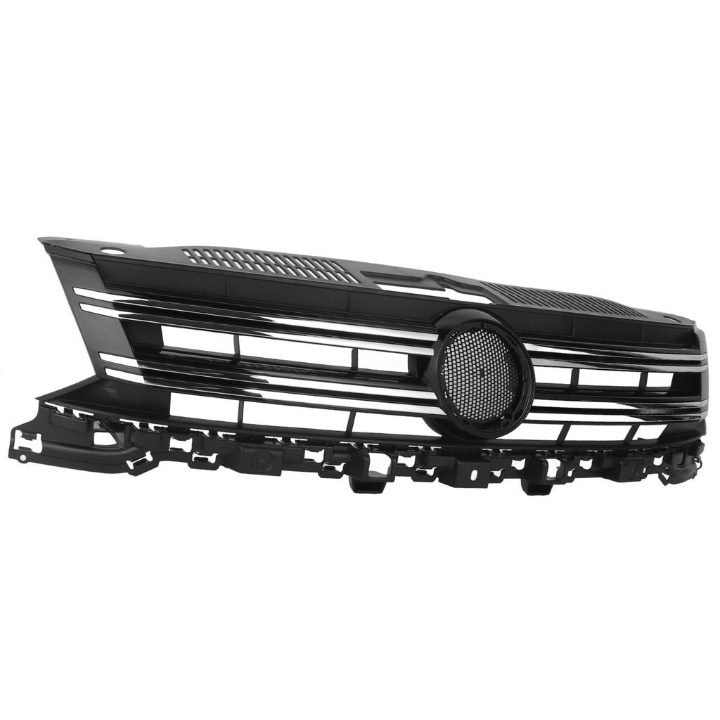 Front Bumper Grille Grills With Chrome Moulding 5N0853651J9B9 For 5N Facelift 2012‑2015