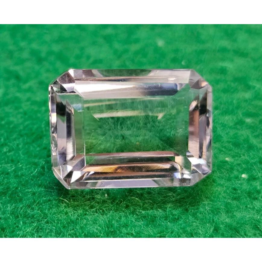 Beautiful Natural Morganite Light Peach 20+ Ct Emerald Cut Certified Gemstone