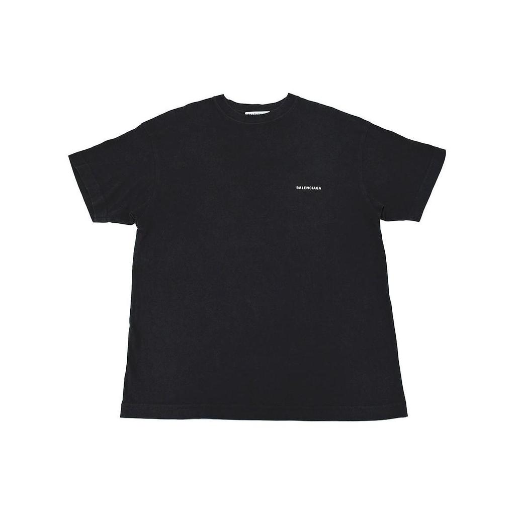 Balenciaga T Shirt Regular Fit Men's Black 613969TYK281000