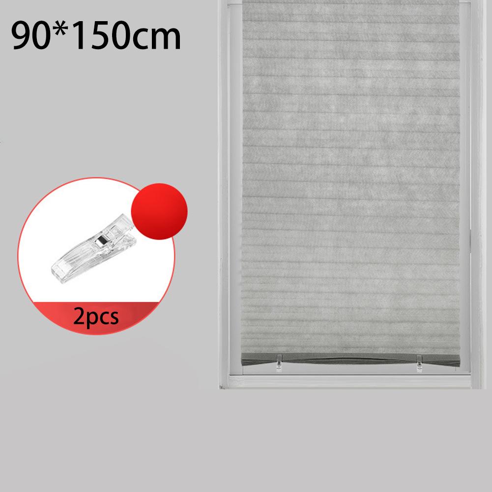 Decorative Blackout Pleated Roller Blinds Home Decoration Easy Installation Easy To Clean No-Drill Installation