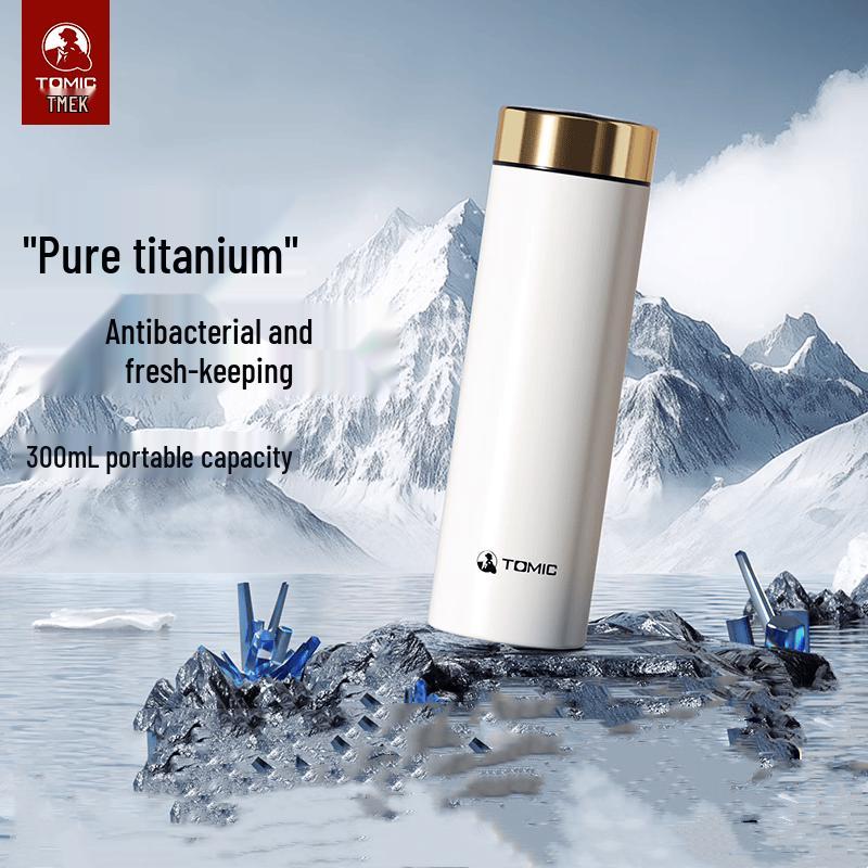 TOMIC Pure Titanium Mini Insulated Mug