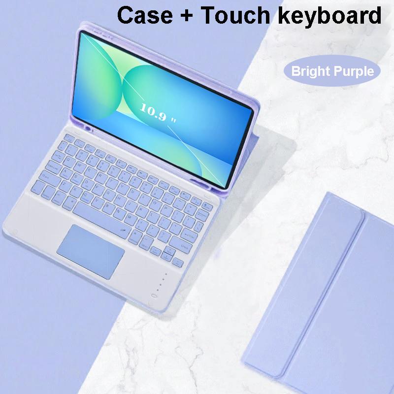 Case for Samsung Tab S10 FE 10.9 Inch , Bluetooth Keyboard Cover for Galaxy Tab S10 FE 10.9 SM-X520/X526/X526B