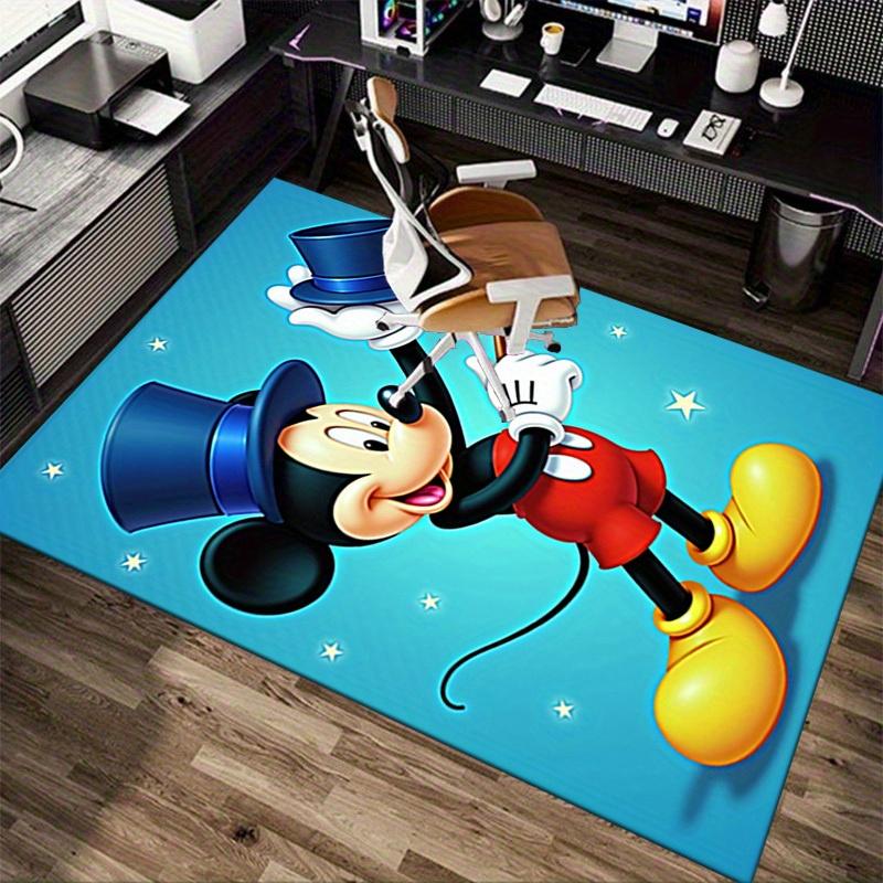 1pc. Mickey Mouse Top Hat Sparkle Home Office Chair Rug Outdoor Gift Carpetz041194