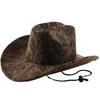 New cashew western cowboy hat retro felt hat Tibetan men's and women's hats American hood
