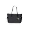 Gilly Classic Logo Coated Canvas And Saffiano Leather Tote Bag Women Tote Bags Black 35S1G2GT7B-BLACK