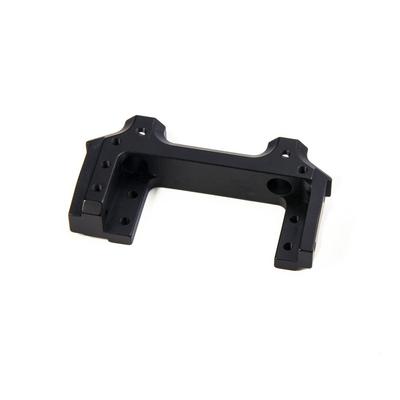 Chassi de Caminhão RC Crawler em Escala Suporte de Trilho Montagem no Chassi Montagem de Servo para Para-choque Dianteiro para Axial SCX10 90046 1/10 (Preto)