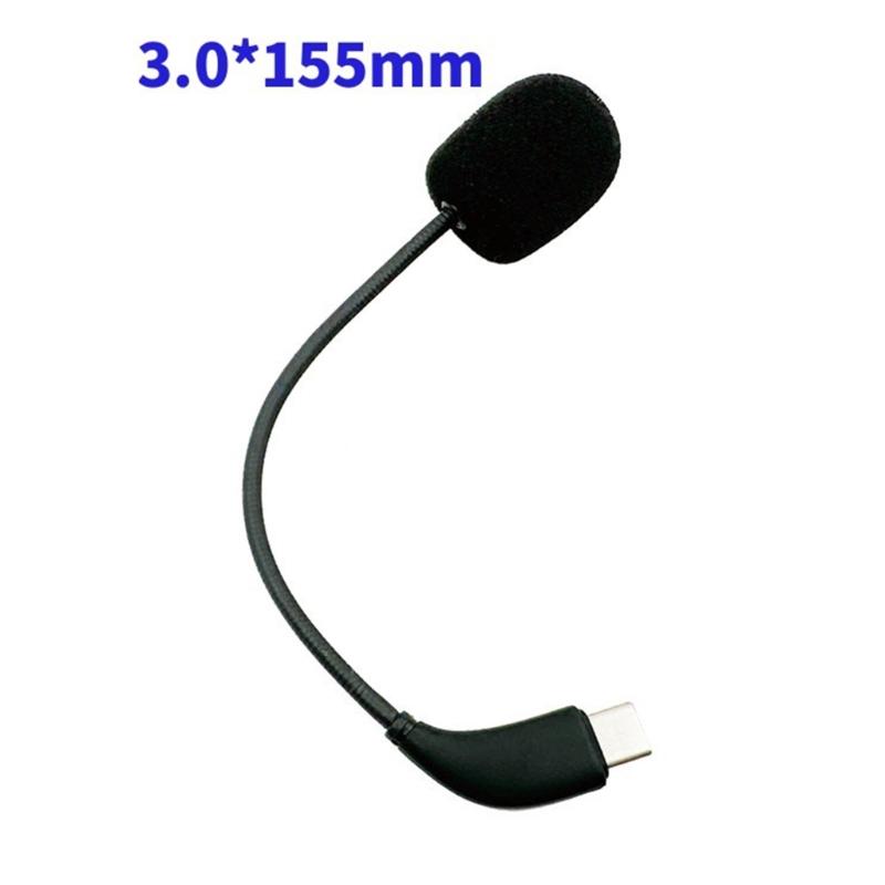 TypeC Microphone for Motorcycles Helmet Headset Earphone with Speaker Microphone 3.0x155mm