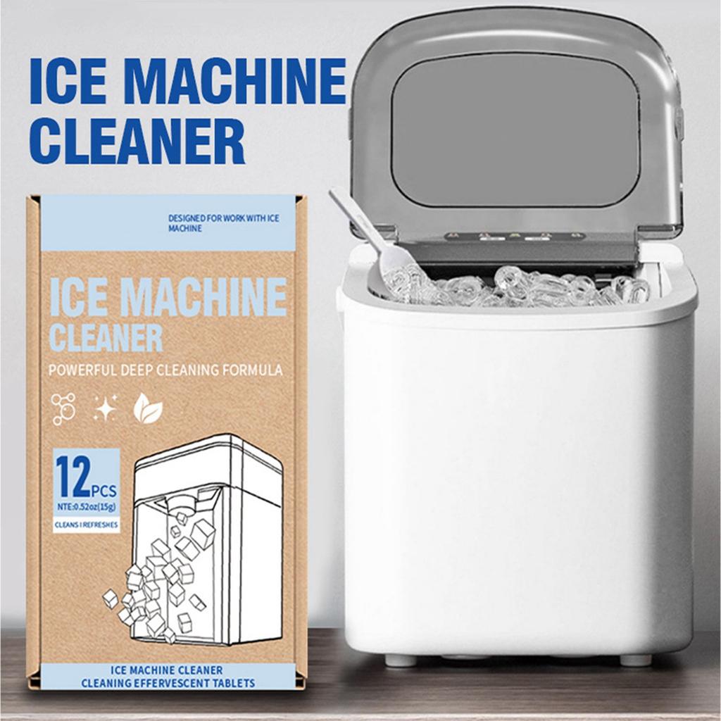 Ice Machine Cleaner Maker Descaler - 24 Clean Tablets Compatible With Opal, Safe Scale Remover For Countertop