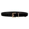 Classic Leather Womens Belt With Pin Buckle For Casual And Business Wear