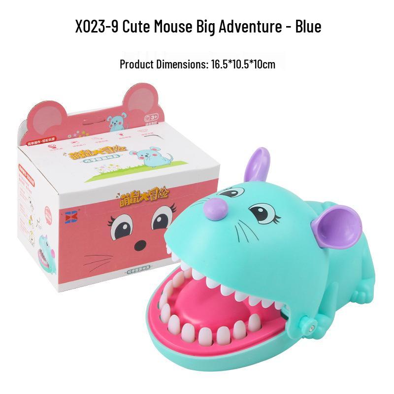 Kids' Prank Toys: Crocodile, Shark, Hippo, Dinosaur, Dog Bite Finger Challenge Game