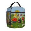 The Little Mole Krtek Carry Thermal Cooler Bag Cartoon Floral Reusable Insulated Lunch Bags Fashion Food Bento Box For Outdoor