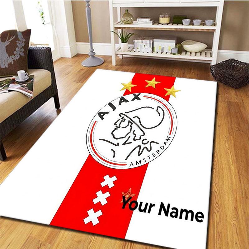 AFC Ajax Custom Name Carpet Rug for Living Room Bedroom Home Sofa Decoration,Kids play Non-slip Floor Mat