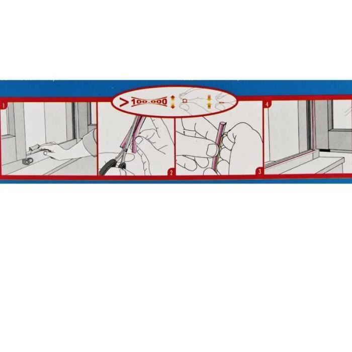 Joint adhésif - GEKO - 47303 - Thermoplastique - Blanc - 6m - Ergonomique et léger