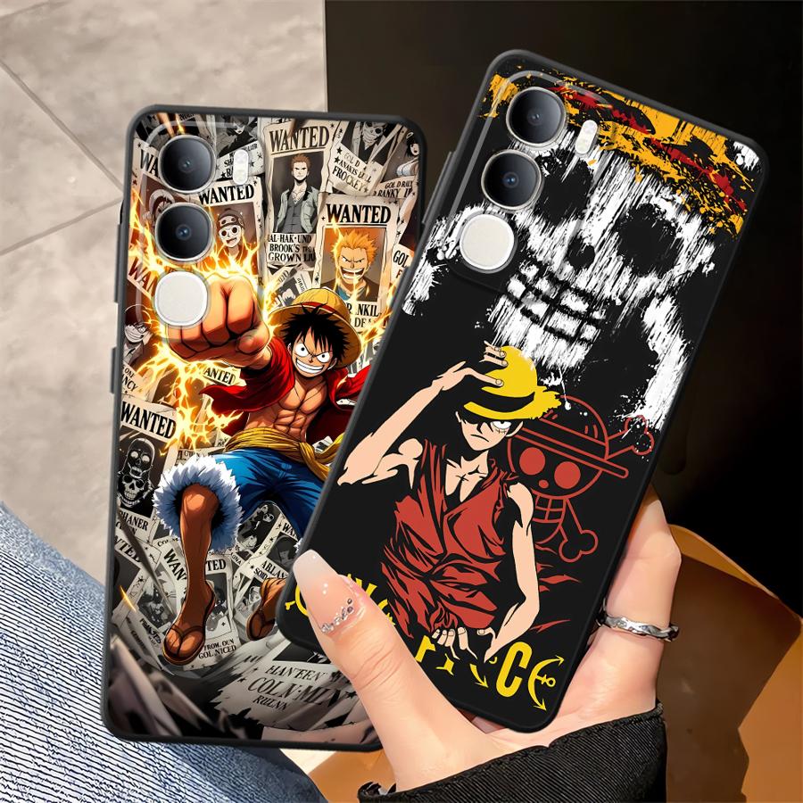 Ones Pieces Luffy Phone Cover Case for Vivo V29 Y50 Y95 Y75 Y81 Y71 Y91 V21E V23 Y51S Y78 V27 Y52S Y93 V25 V30 Y53S