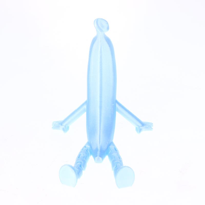 3D-gedruckte Spielfigur Bananenmodell Bewegliche Gelenke Simulationsschlange Büro-Desktop-Ornament Osterbasteln Geschenk