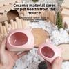 Creative Hamster Ceramic Nest Ceramics Hut Ceramics Hamster House Hamster Bed  Cage Accessory