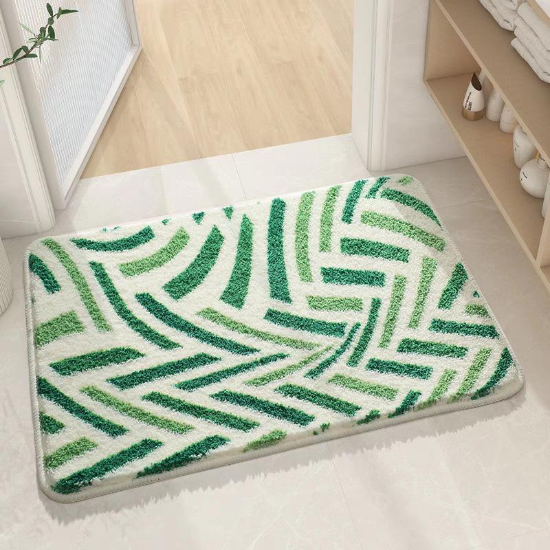 Nordic Tree Leaf Floor Mat Thickened Absorbent Foot Mat Bathroom Door Mat Entrance Door Mat