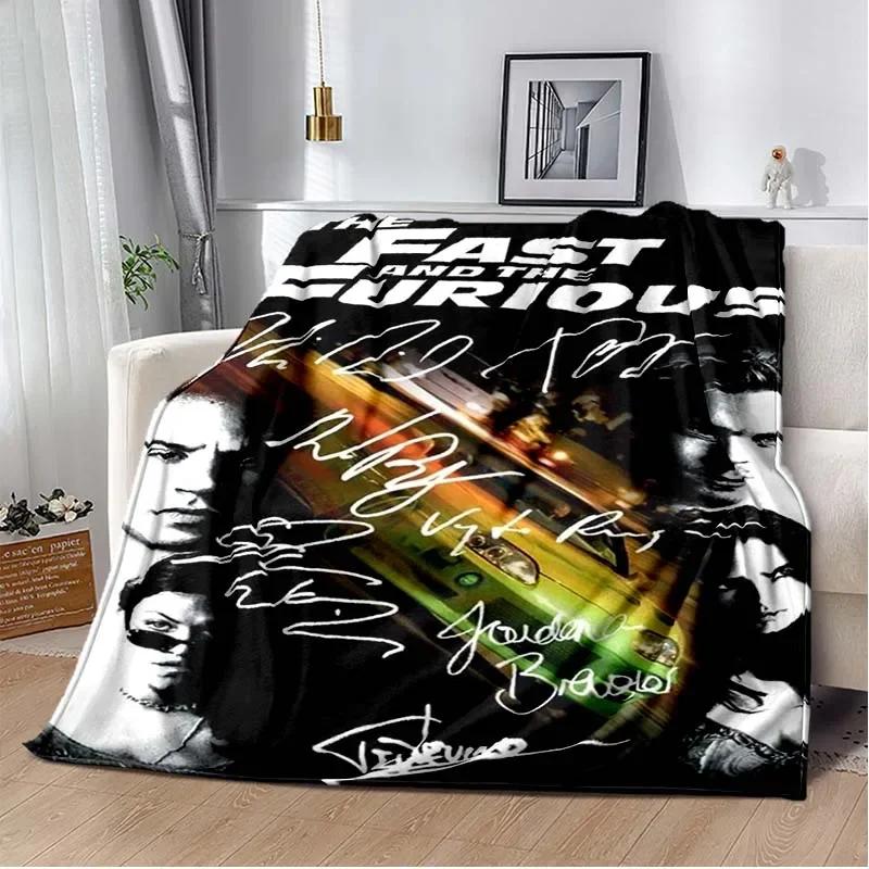 

Плед для любителя гонок Форсаж для кровати, дивана, походов, пикника, модный, супермягкий фланелевый плед, подарок на день рождения#(6) 75X95CM серый