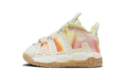 Air More Uptempo Cushioning, Wear Resistant Low Top Toddler Shoes White Umber Infant And Toddler FB7707-100