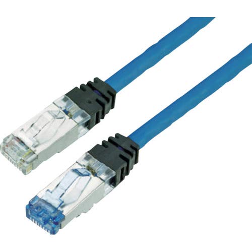Panduit Shielded LAN Cable, Cat6A, Ultra-Thin, Professional Grade, 10m, Blue, STP28X10MBU