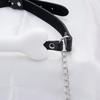 Adult Bone Gag with Chain and Nipple Clamps