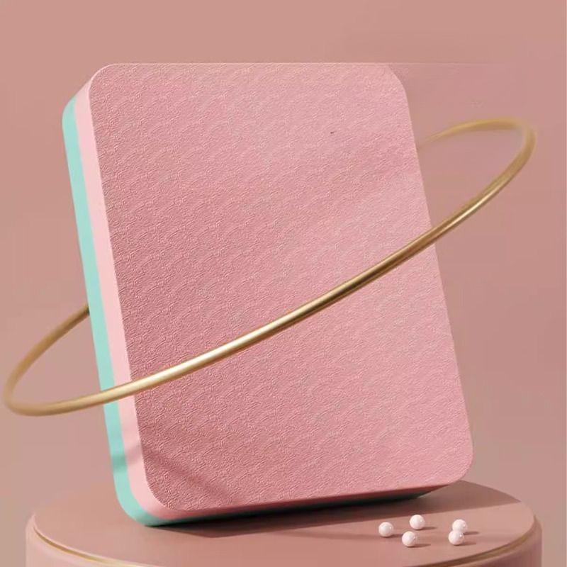 Balancematte, weiches Pedal, flache Unterstützung, Yoga-Fitness, Bankdrücken, Kniematte, sanftes Zusammenklappen, Bauchmuskeltraining mit Rad, Stoßdämpfung, rutschfest