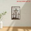 Metal Wall Art Religious Crucifix Music Note Design for Living Room