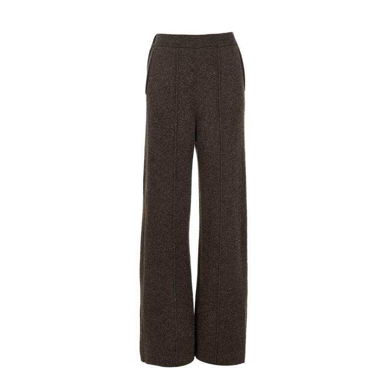 VEROMODA Women's Wool Blend Pleated Knit Pants