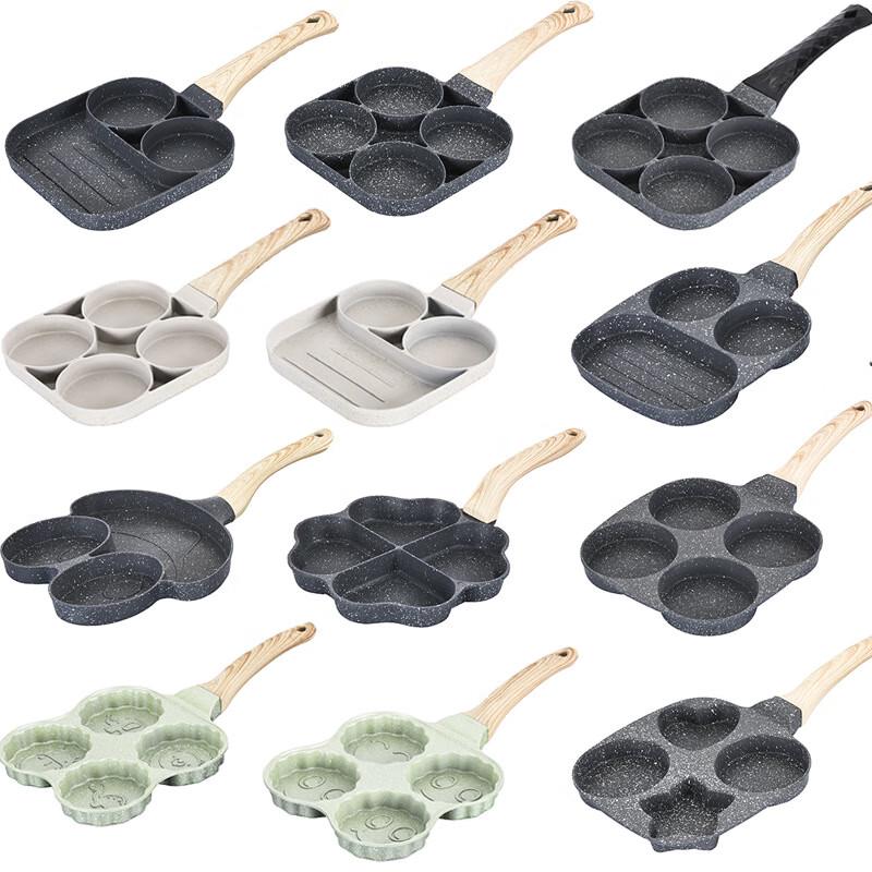 Cat Paw 4-Hole Non-Stick Breakfast Frying Pan
