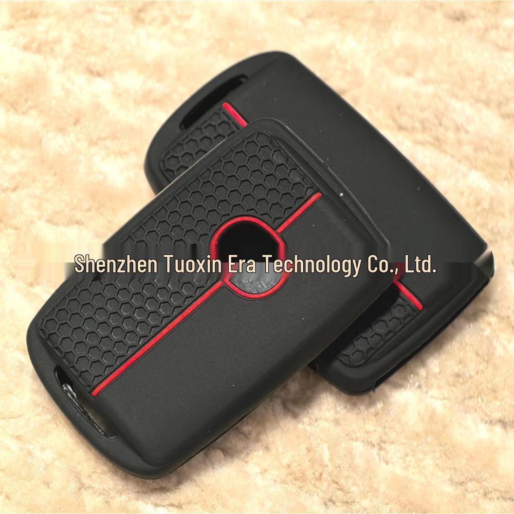 Silicone Key Case for Mazda Axela 3, CX-5, CX-30 - Honeycomb Texture Remote Cover