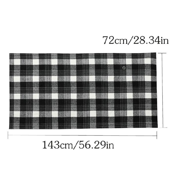 Lightweight Heated Shawl USB Powered Heating Pad 3-Gear Adjustable Scarf Warmth Neckerchief Capelet For Home Car Use