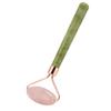 Jadestone Roller Face Massager Skin Tightening Lifting AntiWrinkle Facial Massage Instrument(Pink QuartzJadestone Single Head )