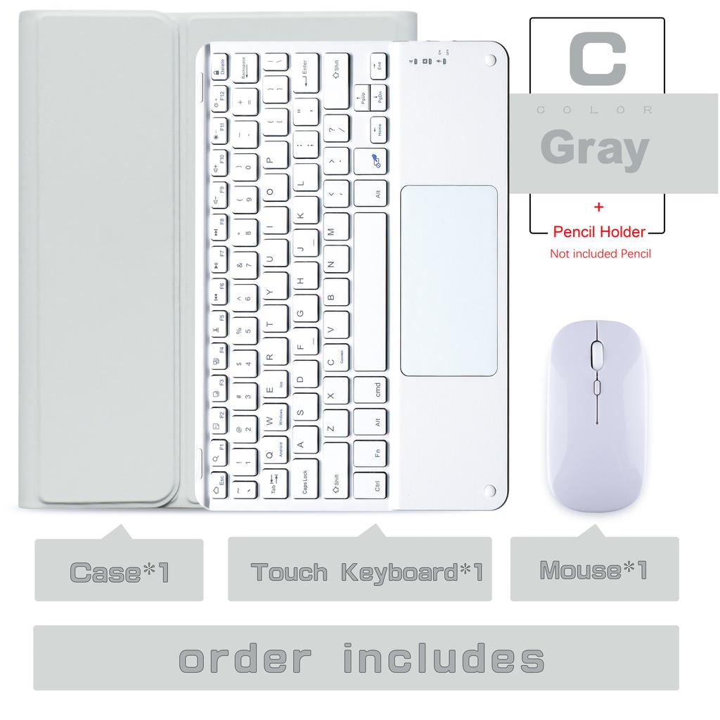 Keyboard Wireless Mouse Magic For iPad Pro 13 11 Case M5 M4 M3 Air 13 11 5 4 10.2 9 8 7 Generation Case Bluetooth Keyboard