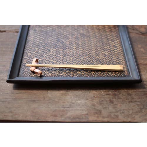 Banyo Naturale spisepinner, 23 cm, Laget i Japan, Bleket bambus-spisepinner, 26500