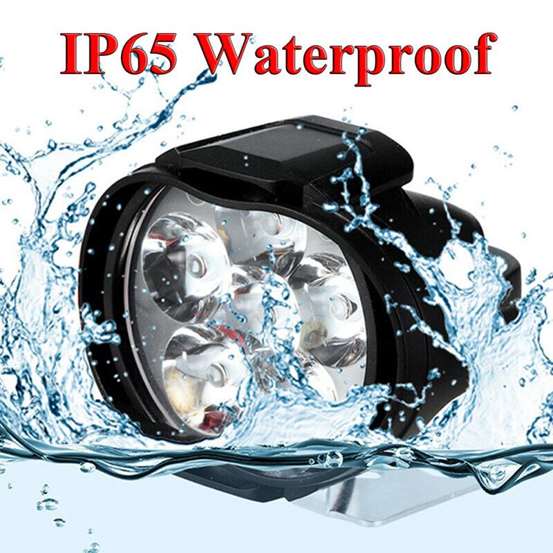 2Stk Motorradscheinwerfer LED-Lampe Wasserdichter Motorrad-Scheinwerfer LED Vorne Superhell Externer Zusatzscheinwerfer Spotlicht