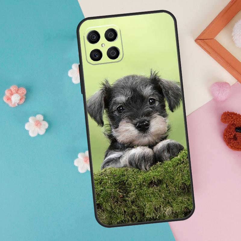 Schnauzer Puppy Dog Case For Honor 200 Pro 50 70 90 X9a X8a X8 X9 X8b X9c X9b Honor Magic 7 Pro 5 6 Lite Cover