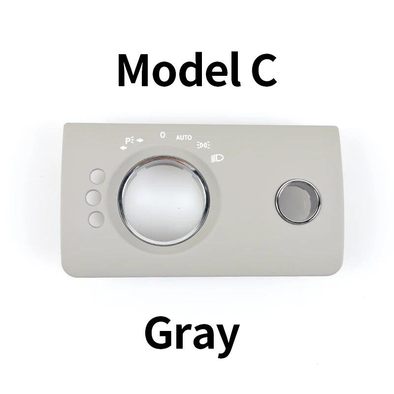 

3 цвета аксессуары для салона автомобиля кнопка переключения фар панель отделка крышка для BENZ 2005-2011 W164 ML300 ML350 ML400 ML450 500 Model B Gray