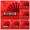 2Pcs God of Wealth Refrigerator Magnet Chinese Immortal Frame Fridge Magnet Home Kitchen New Year Spring Festival Decoration