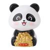 Ornamento Statua Panda a Energia Solare per Fortuna e Prosperità Panda Oscillante Solare Statuetta Animale per Cruscotto Auto
