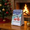 Christmas Countdown Calendar Tear Off Countdown Calendar 2025 Desktop Advent Calendars for 100 Days Interactive Wall Home Decor