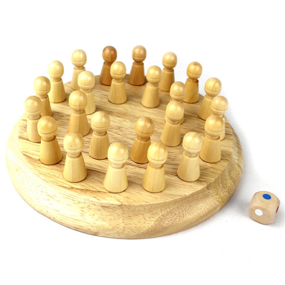 Memory Chess Memory Game Wooden Children Early Educational Toys Board Games