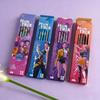 Kpop Demon Hunter Huntrix Theme 12pcs 2B Wooden Pencils Smooth Writing Graphite Sketch Pencils School Supplies Gift for Students
