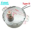 Bringsmart Mini DC Gear Motor JS-50(B) 12Volt BLDC Synchronous Motor DC 5-24V Brushless DC Motor 50Hz 0.9-60rpm 24V Customized