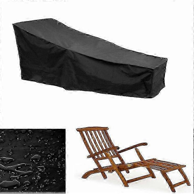 Lounger Dust Cover Polyester Awning Waterproof Dust Cover Suitable for Outdoor Furniture Balcony Garden