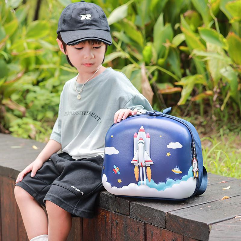 Charming Preschool Backpack For Boys And Girls Waterproof Pvc Material With Fun Animal Patterns