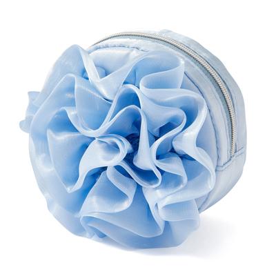 Franc Franc Japan Organza Flower Mini Pouch Light Blue
